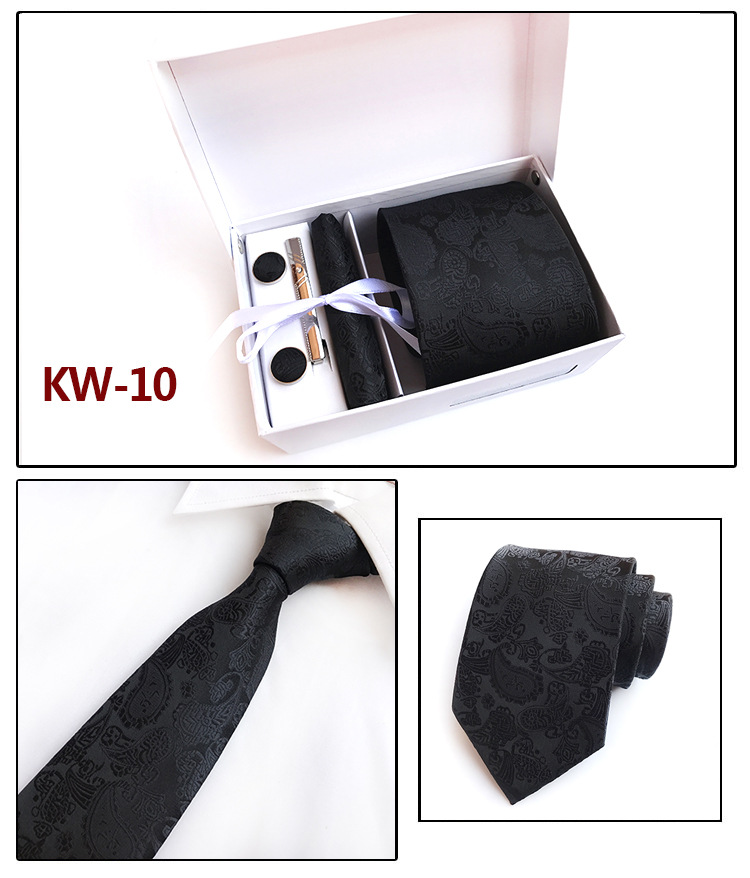 Title 15, Coffret cadeau cravate homme 6 pièces Costume b...