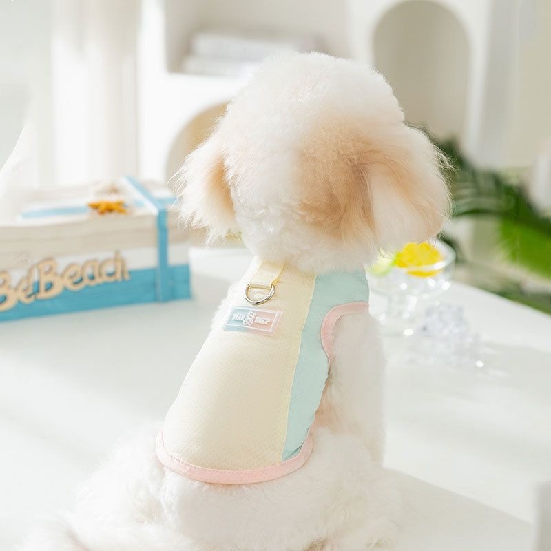 Macaron style Butterfly pattern Mesh Sun protective Ice silk Harness Vest
