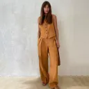 Orange Vest Pants