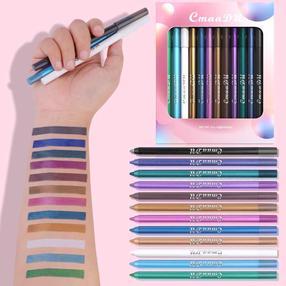 Portable 12-Color Home Use Butterfly Wing Eyeshadow Eyeliner Pencil 4b509897 297d 4ec3 85cb 1608dbf09c46