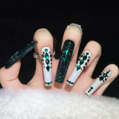 Handmade Wear Armor Emerald Long Diamond - Emerald Long - View 1