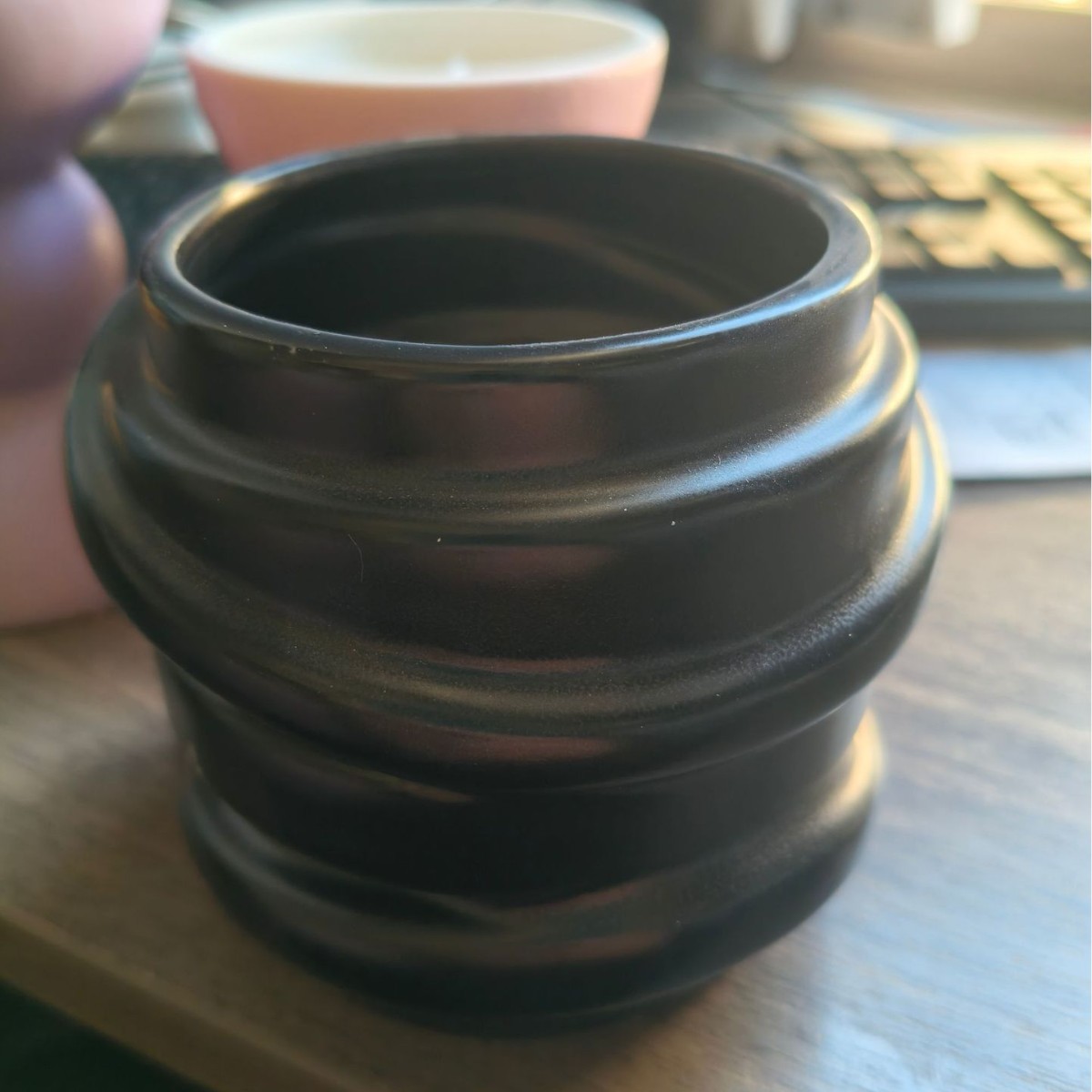 Ceramic Candle Cup, Empty, picture 2 of 2