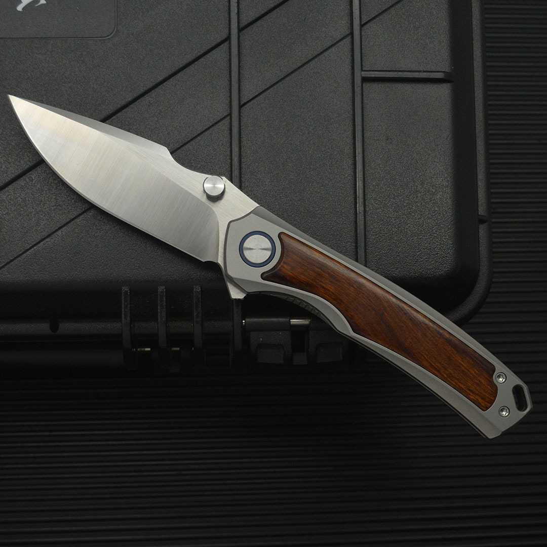 Warhawk Titanium Alloy Steel Outdoor Camping Survival Pocket Folding Knife