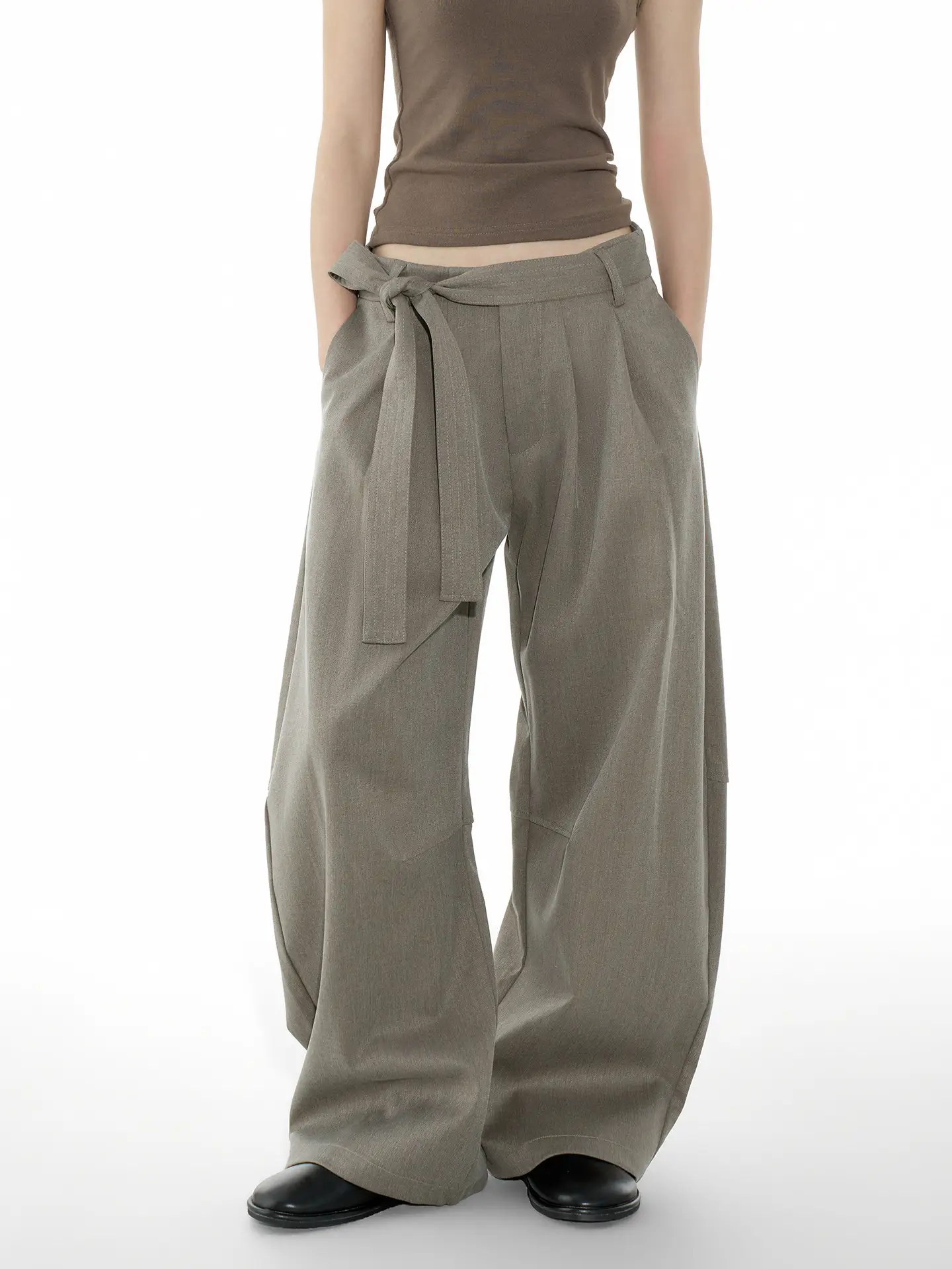 Women's Fashionable Loose Casual Wide-Leg Pants