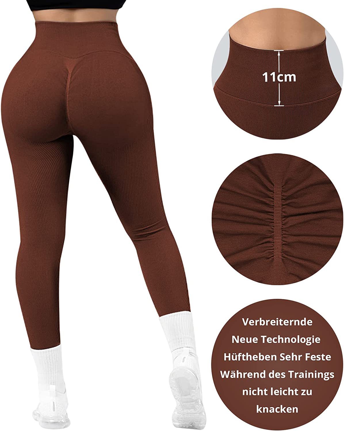 Title 3, Leggings Yoga para Mujer Levanta Glúteos Transp...