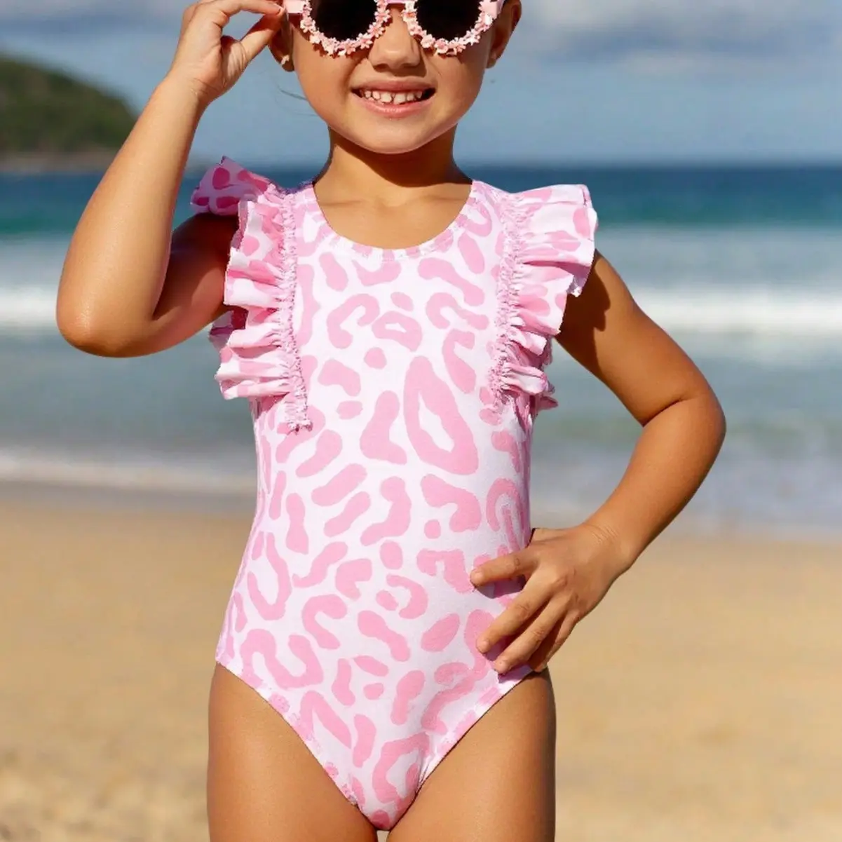 Childrens Fashionable Printed Swimwear