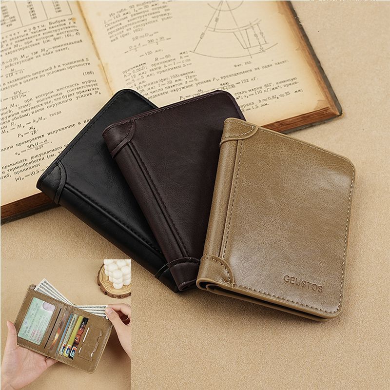 Men's Short All-in-one Drivers License Wallet