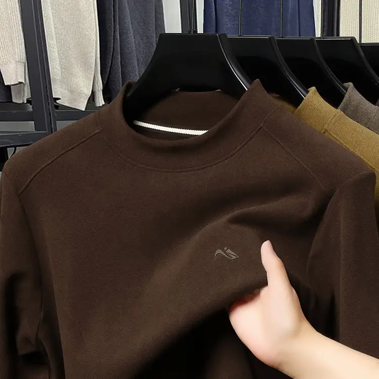 Crew Neck Casual Loose Long Sleeve Men's T-shirt