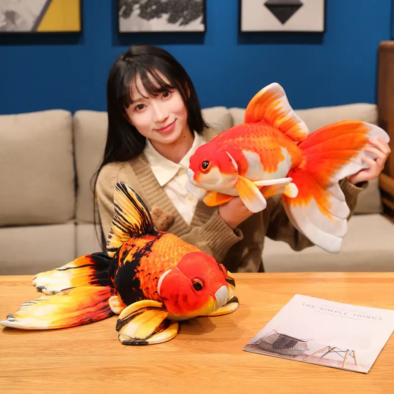 Artificial Goldfish Plush Toy Home Decor