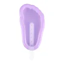 Feet Shaped Purple