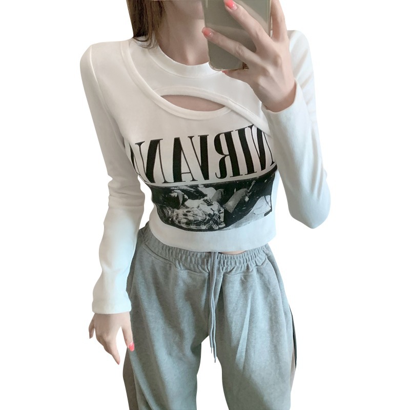 Slimming Inner Bottoming Shirt Short Top