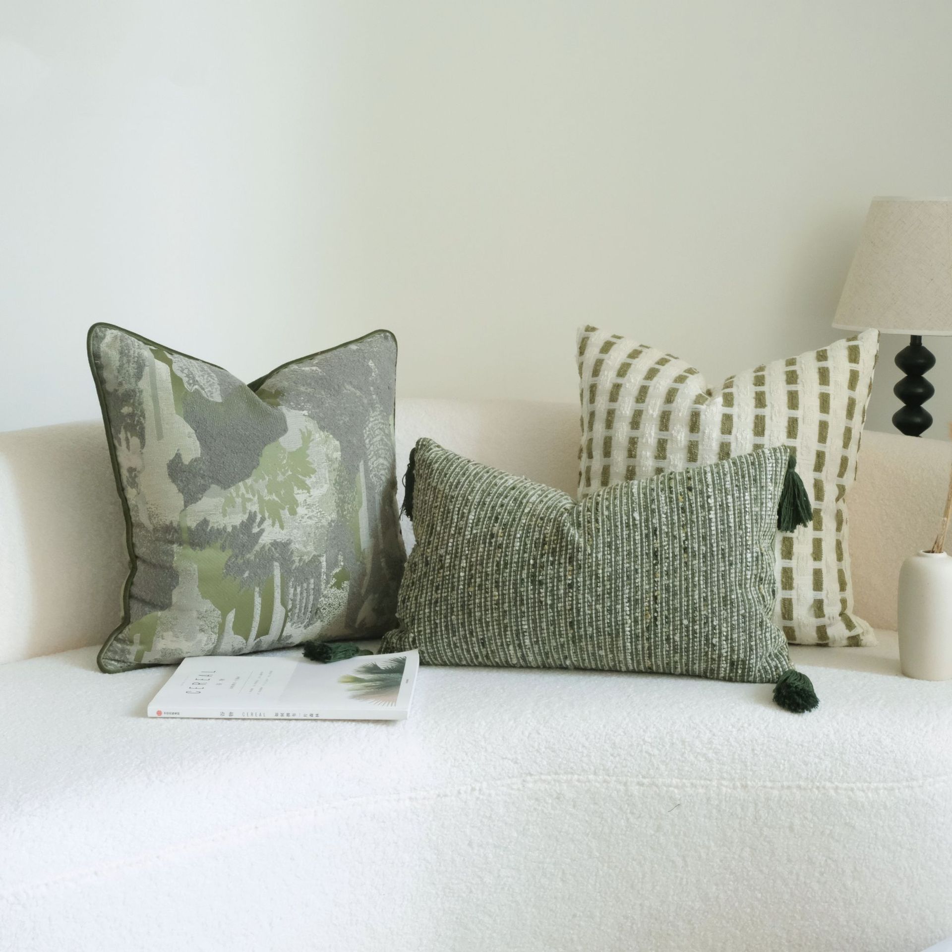 3D Embroidery Craft Sofa Cushion Cover Pillow Case