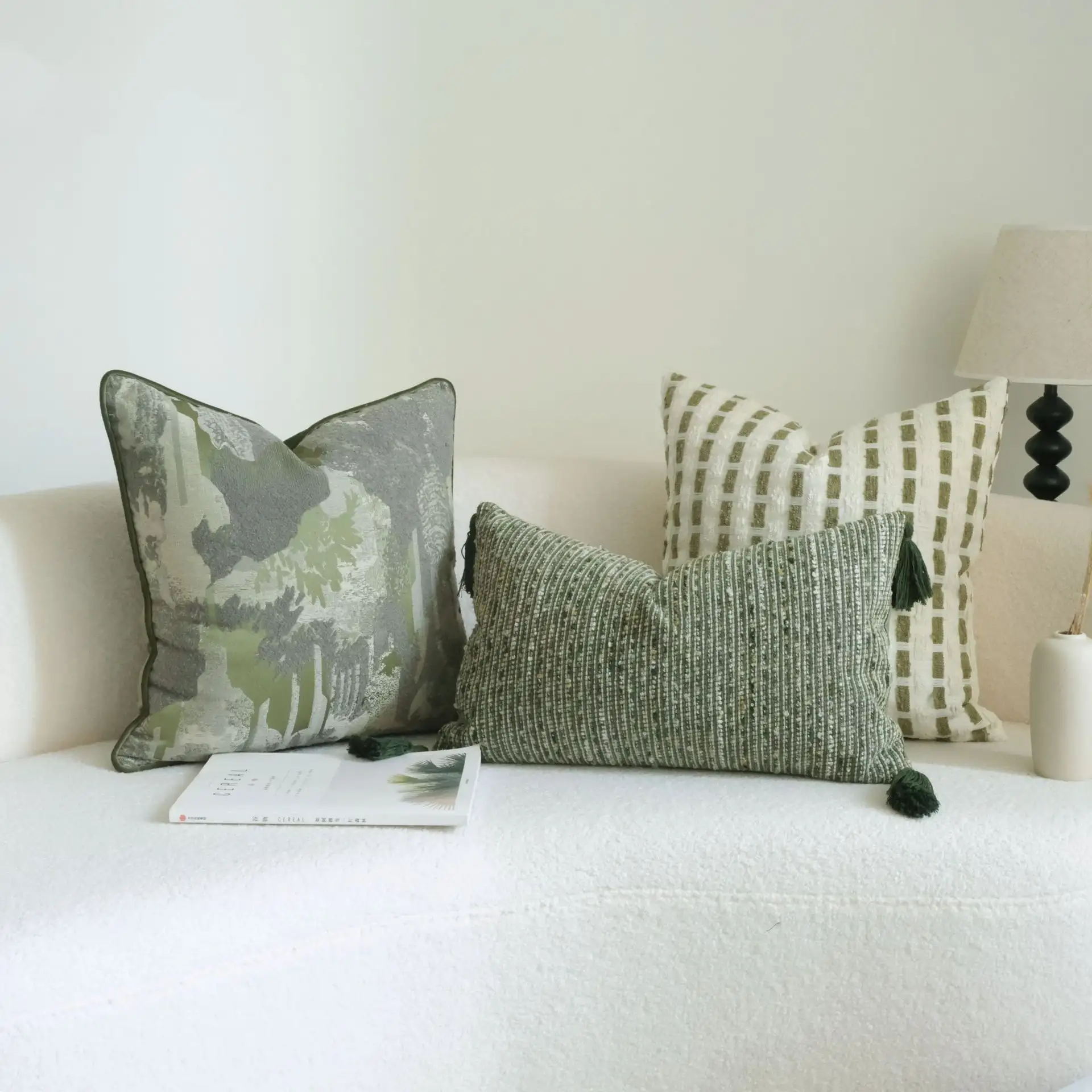 3D Embroidery Craft Sofa Cushion Cover Pillow Case