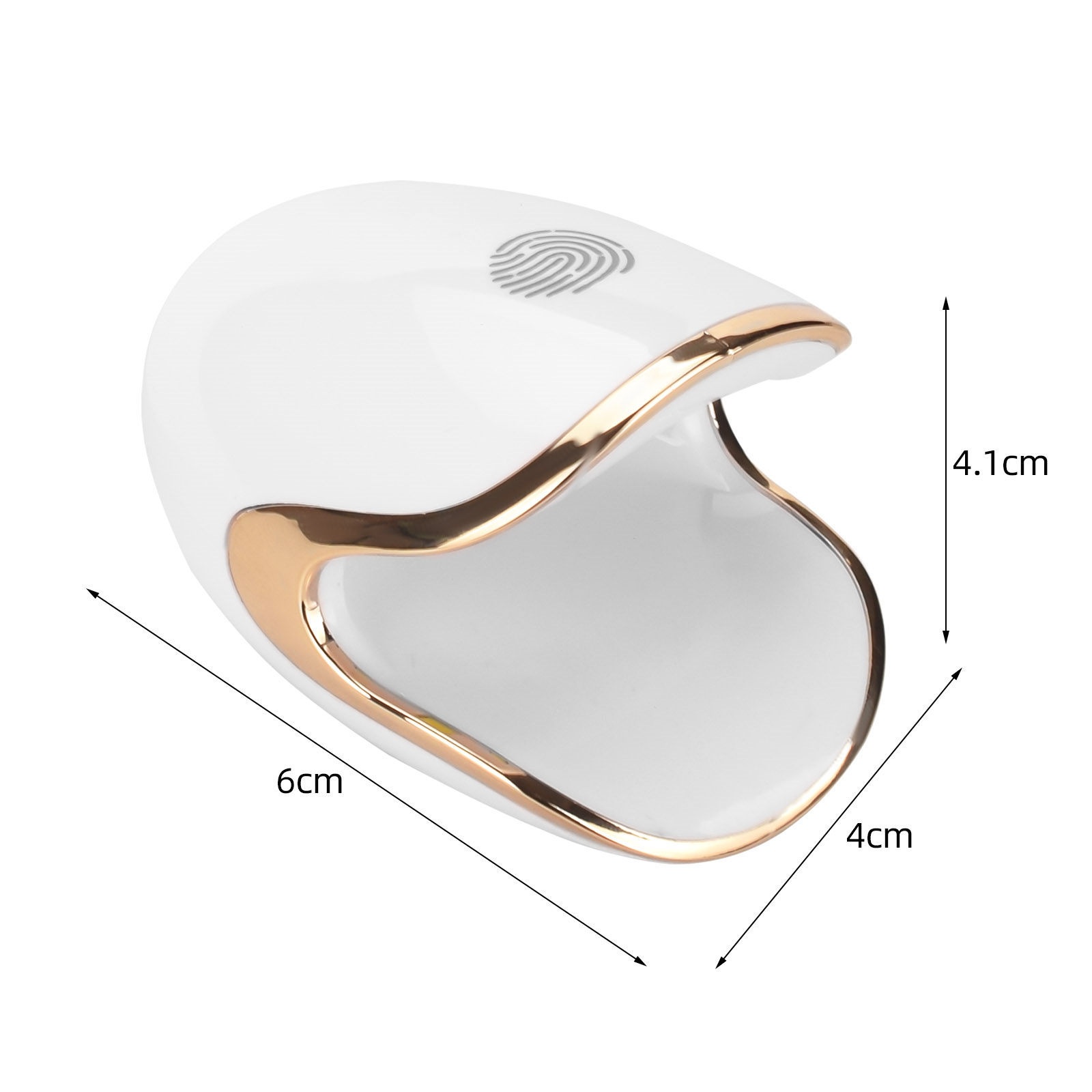 Бытовая портативная портативная не черная ручная светодиодная маленькая мини-машина для фототерапии с одним пальцем, 6 Вт, горячая лампа