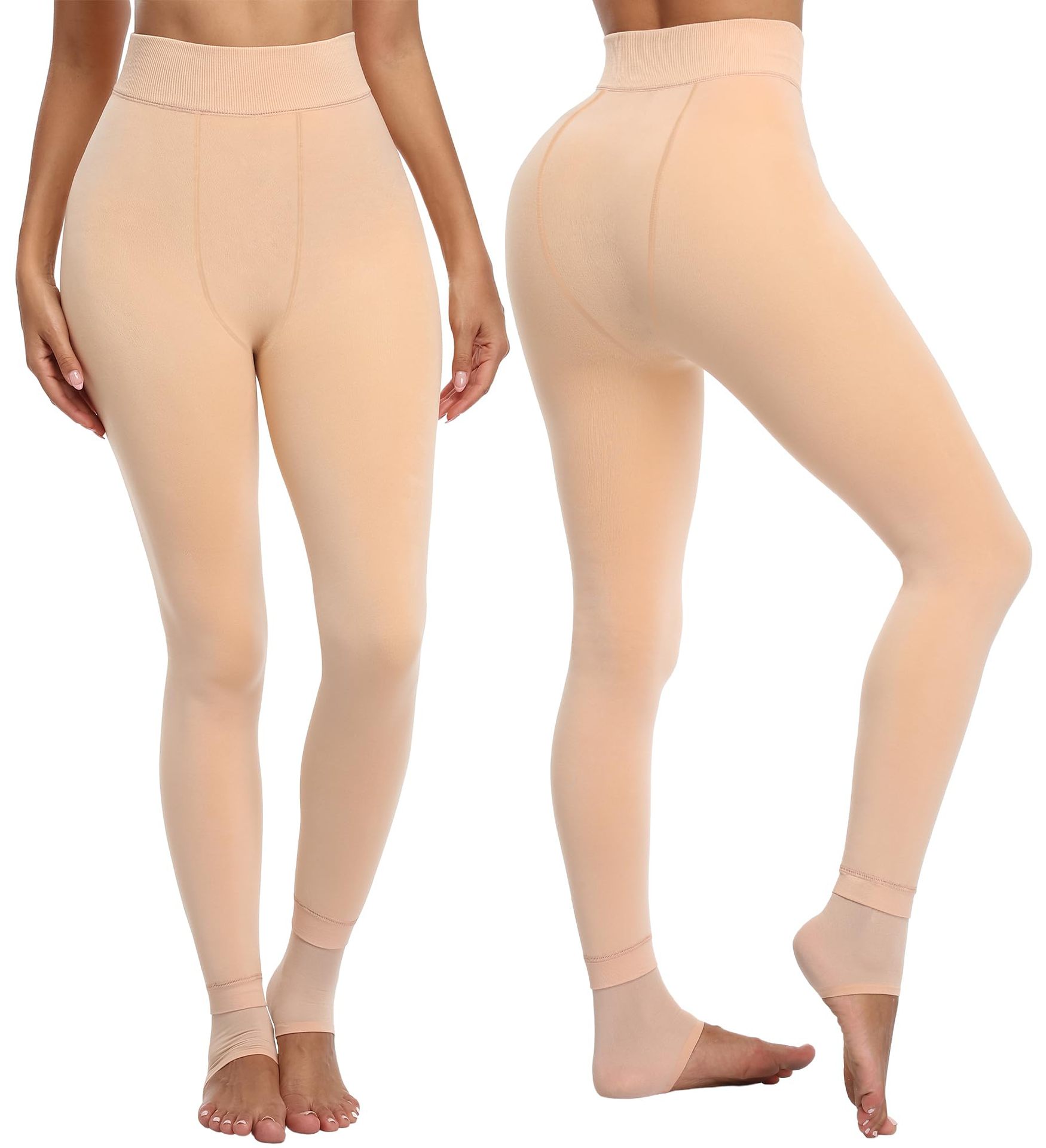One piece Yoga Leggings For Women Skin Color Average Size - Shop at LoveMi