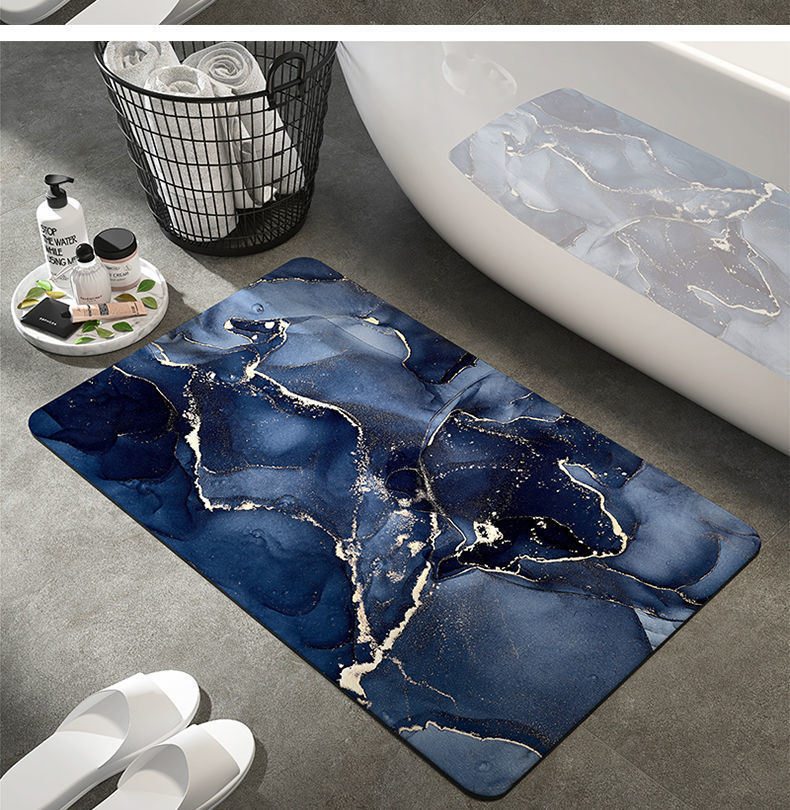 Title 6, Diatom Ooze Bathroom Absorbent Non-slip Floor Mat