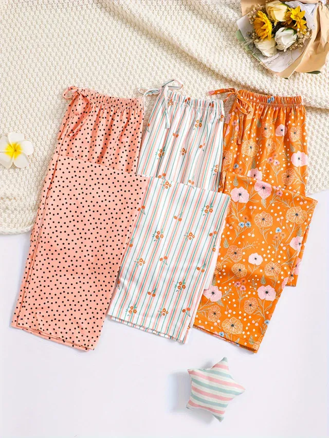 Milk Silk Pajama Pants Long Women's Thin Breathable L919293 L - Shop at LoveMi