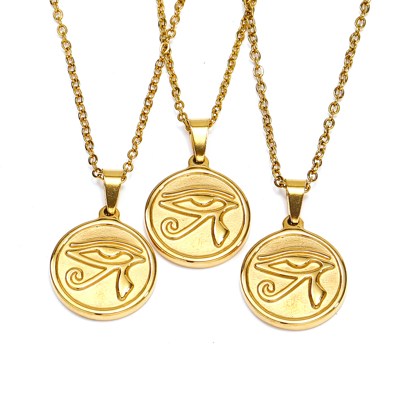 Womens Personalized Vintage Coin Necklace