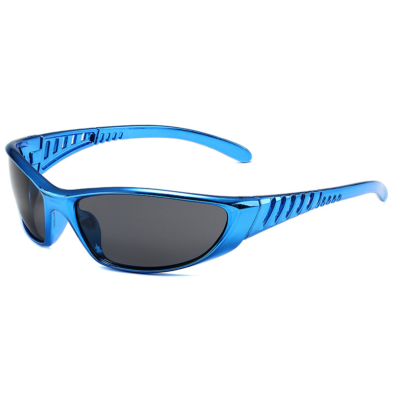 Women’s Creative Multi-color Hollow-out Future Technology Sunglasses
