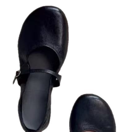 Leather Mary Jane Flats