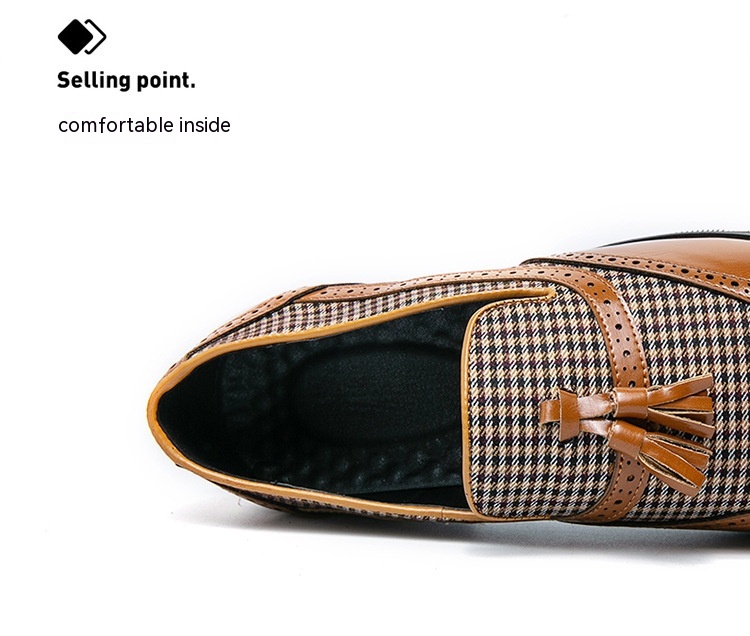 Men's British-style Business Casual Leather Shoes