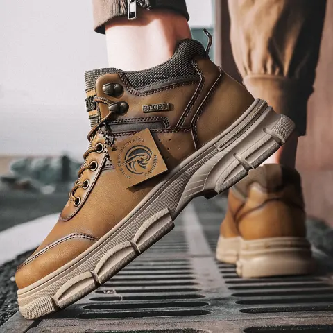 Outdoor British Style Classic Fashion Work Shoes Motorcycle