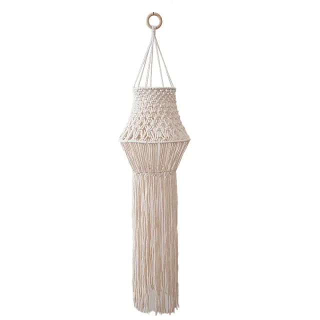 Bohemian Hand woven Lampshade Tassel Decoration Bedroom Cotton Thread Separate Lampshade - Shop at LoveMi