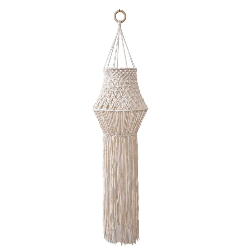 Bohemian Hand-woven Lampshade Tassel Decoration Bedroom Cotton Thread - Separate Lampshade