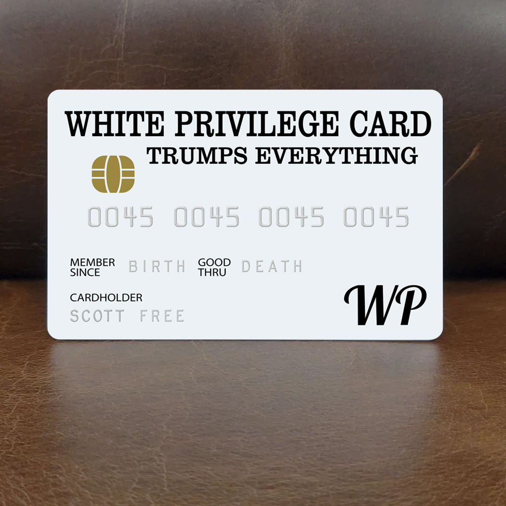 White Privilege Card Credit Card Trumps Everything — foto 2