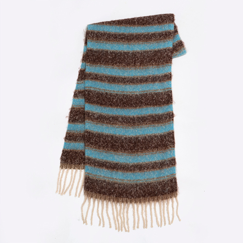 Blue Brown Stripes