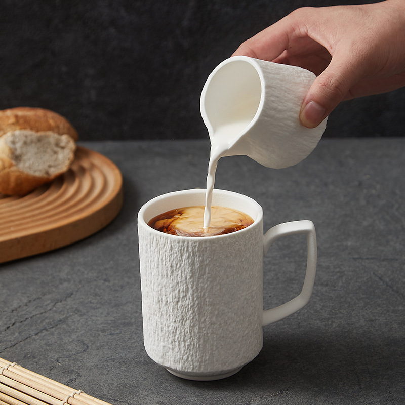 Vas de lapte ceramic minimalist de uz casnic cu ridicata