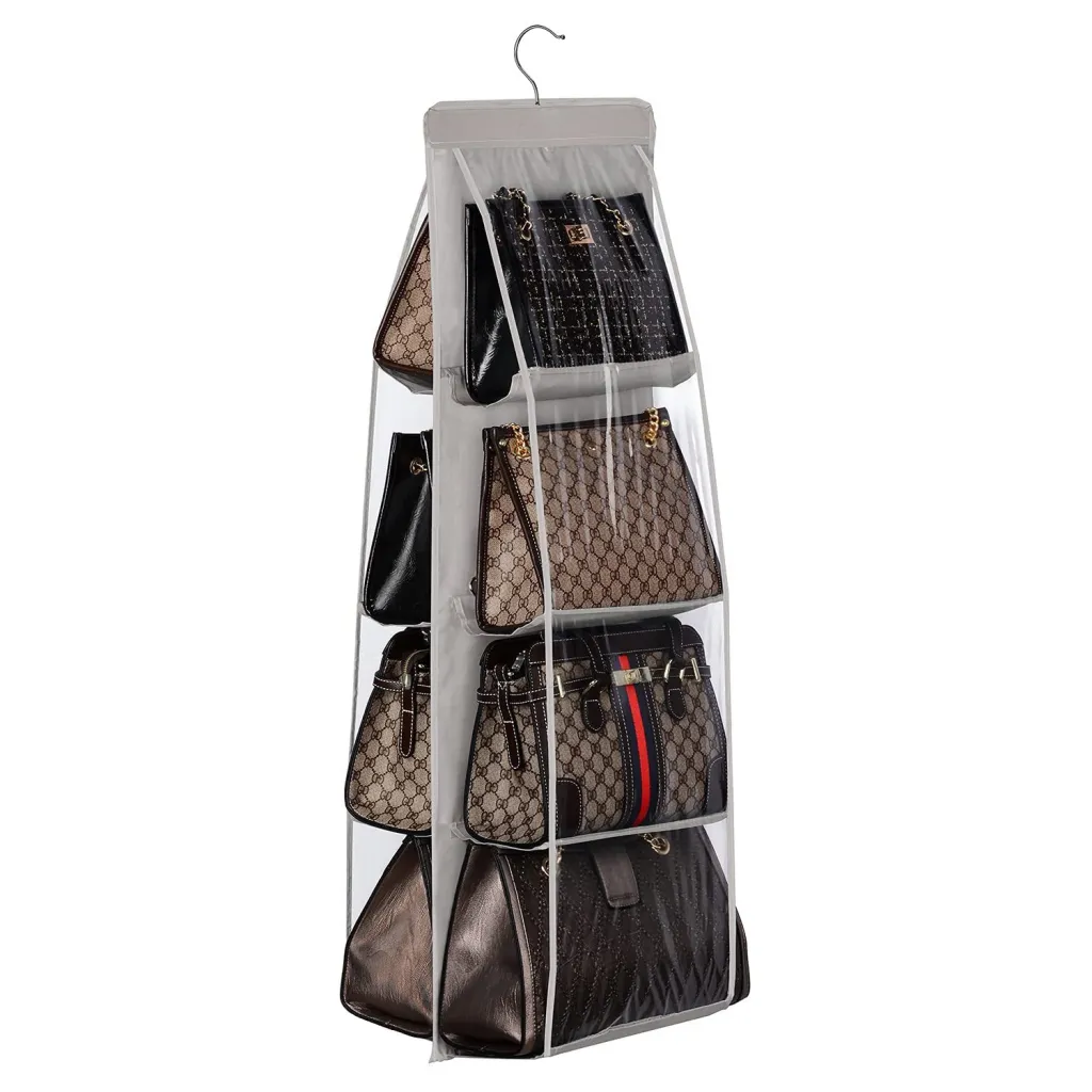 Bag Storage Fantastic Wardrobe Dormitory Hanging - Gray