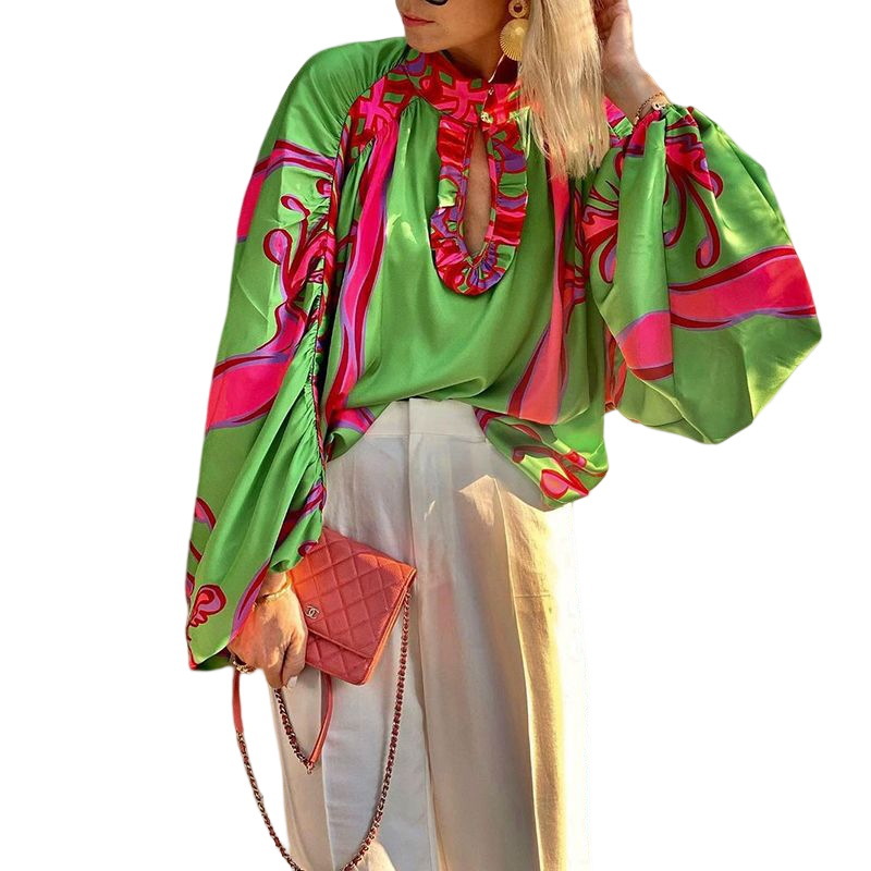 Women's Stylish Loose Round Neck Hollow Top