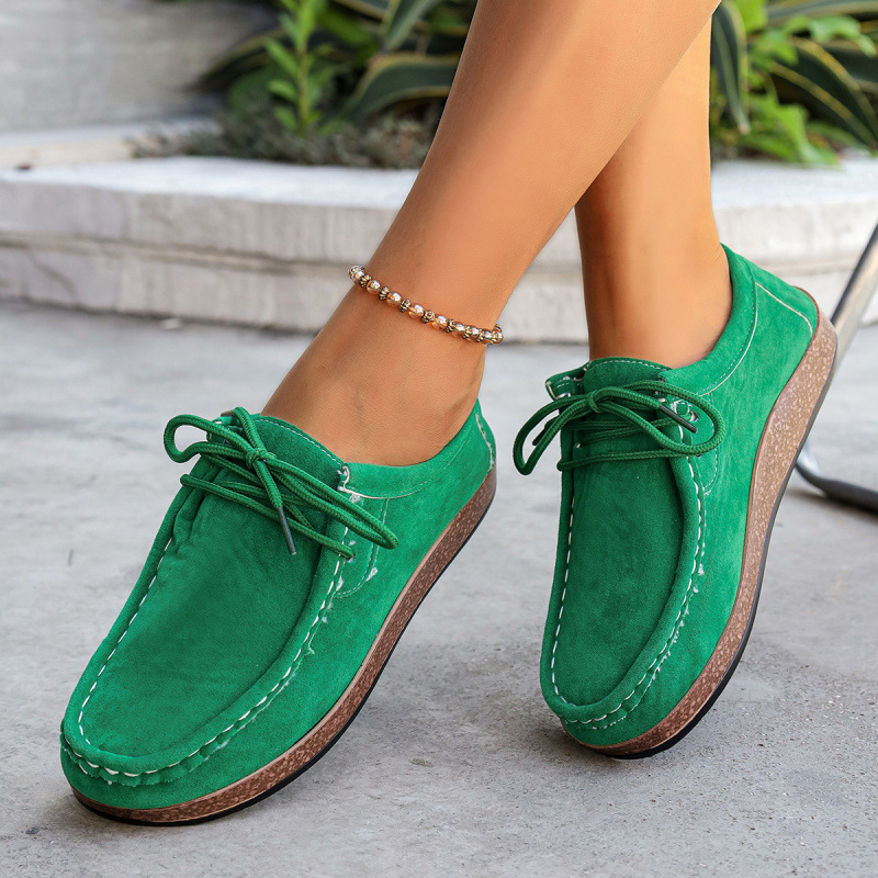 Autumn New Suede Comfortable Loafers For Women 6