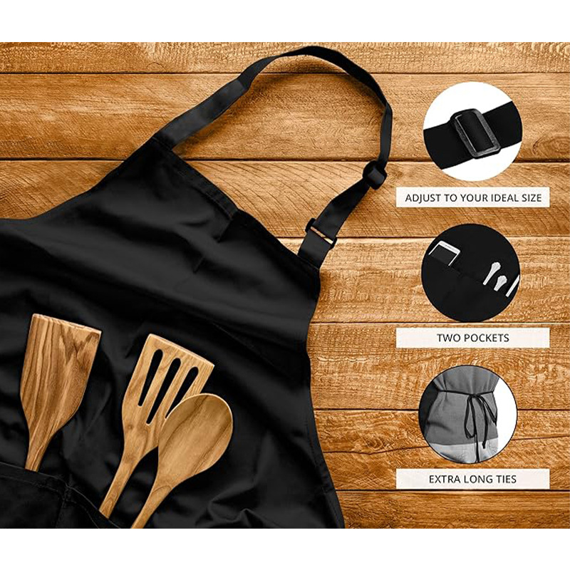 Customizable Waterproof Polyester Apron For Home And Work Use