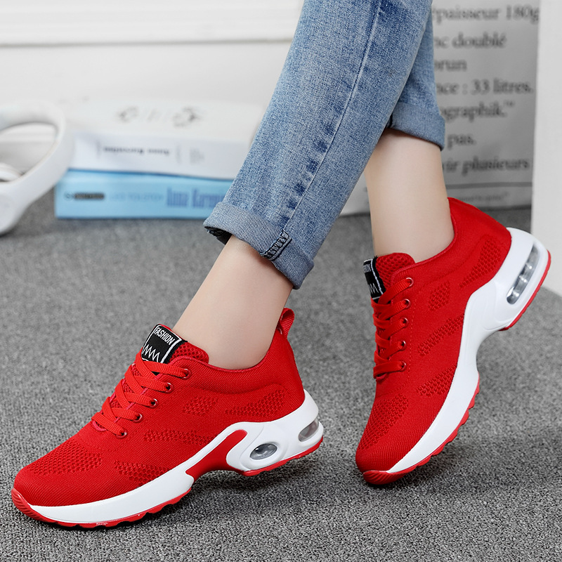 Dense Mesh Flyknit All-matching Comfortable Casual Women Sneaker - Image 9