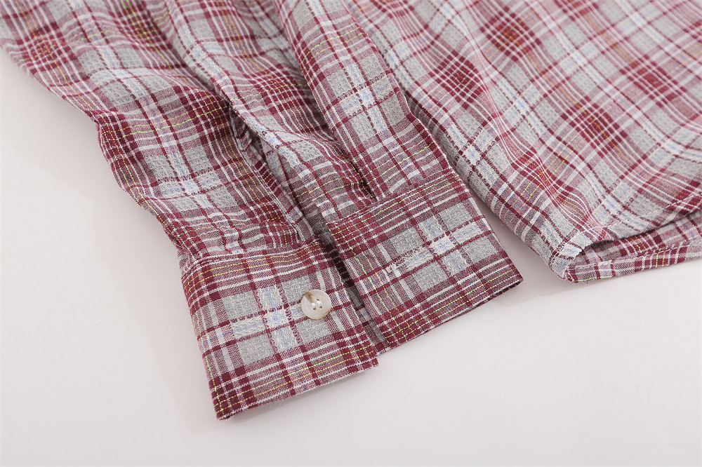 Plaid Long Sleeve Boys Trend European And American Loose Casual Shirt