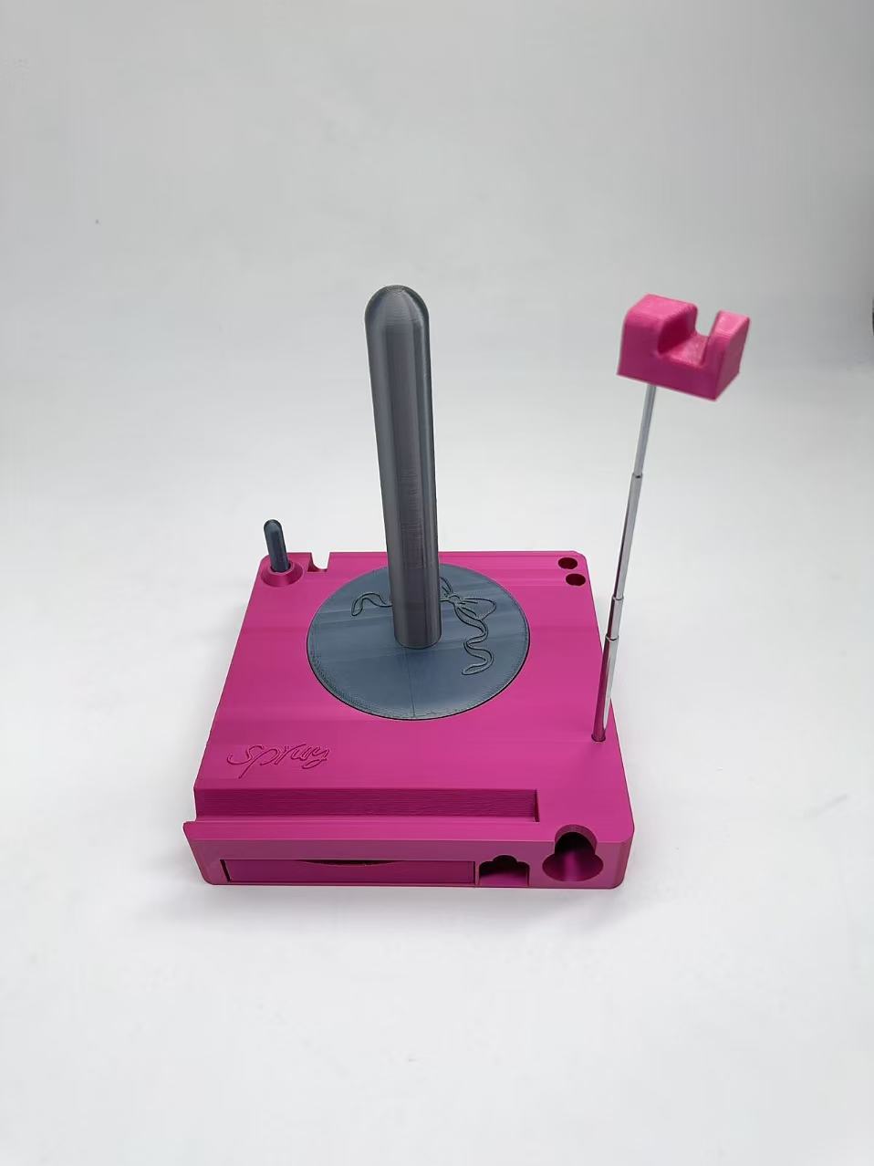 Cross-border Multi-Functional Yarn Spool Box Shiny Portable Multifunctional Yarn Shaft Box - Image 6