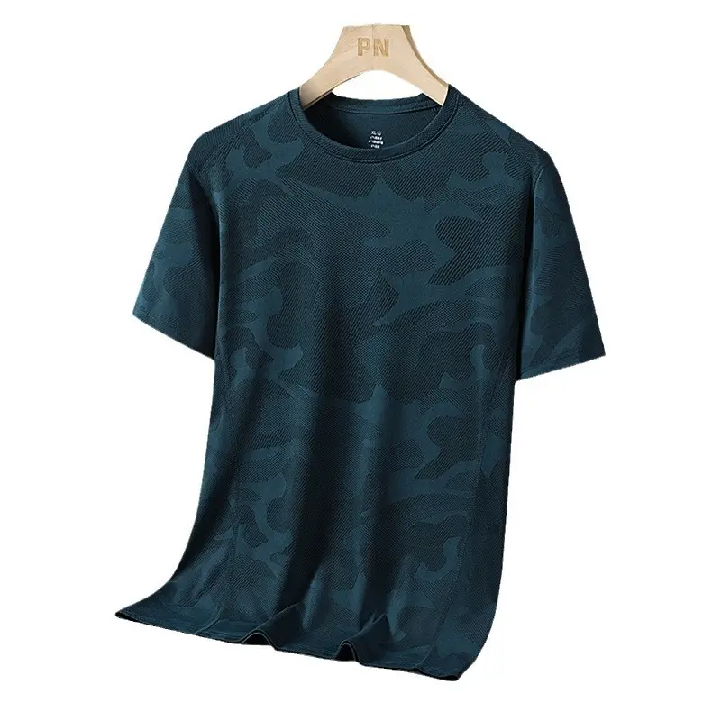 Breathable Quick-drying Top Summer Plus Size Round Neck Short Sleeve