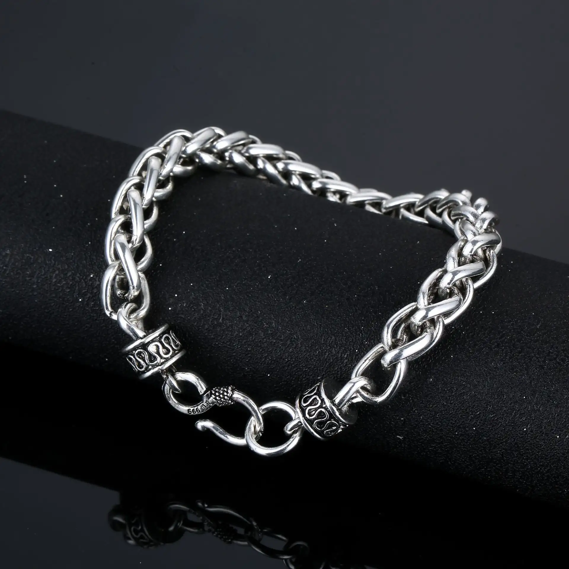 Fashion Personality All-matching Retro Punk Bracelet