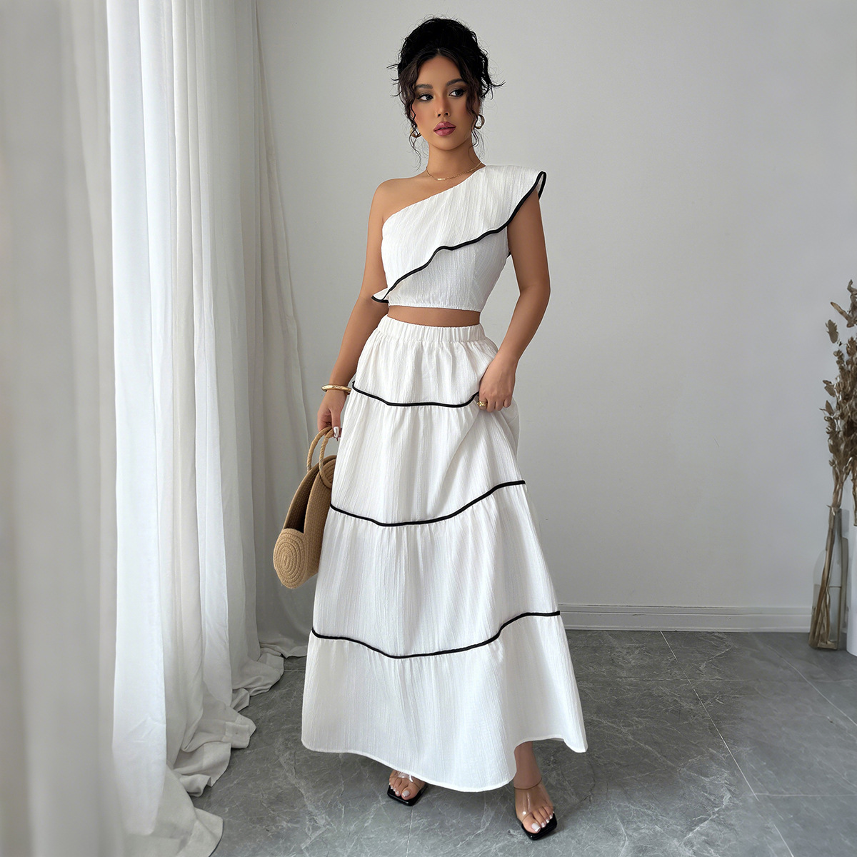 Off-Shoulder Two-Piece Dress, picture 5 of 5