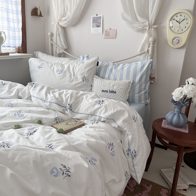 Cotton Duvet Cover, Botanical Print, picture 3 of 4