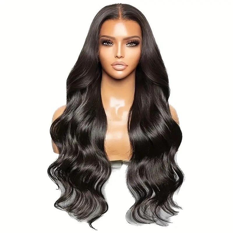 European And American Front Lace Synthetic Wigs 4