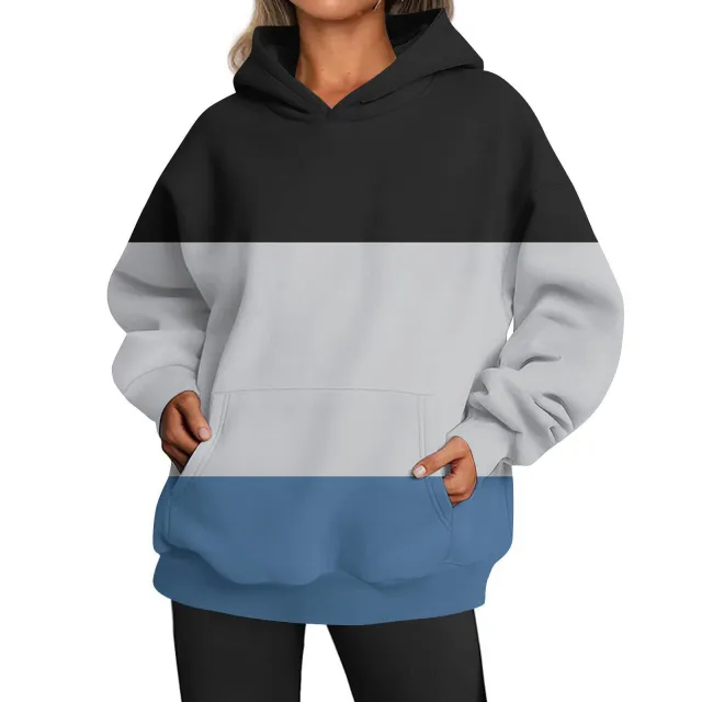 European And American Ladies Casual Style Printed Hooded Top Wyddp21 Style - Shop at LoveMi