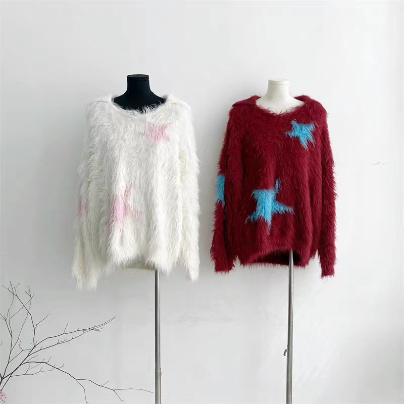 Red XINGX Sweet Cool Hot Girl Style Round Neck Top