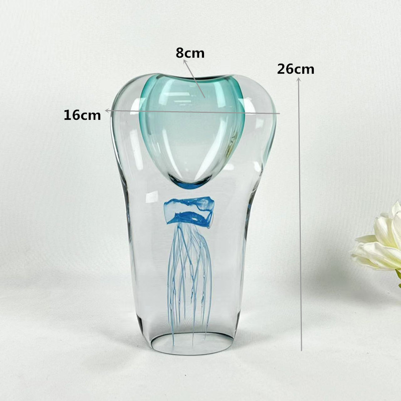 Colored Glass Vase, picture 3 of 4