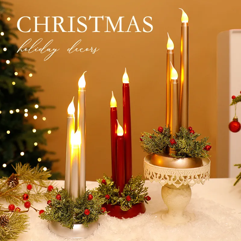 LED Electronic Candle Christmas Decorations – image 2