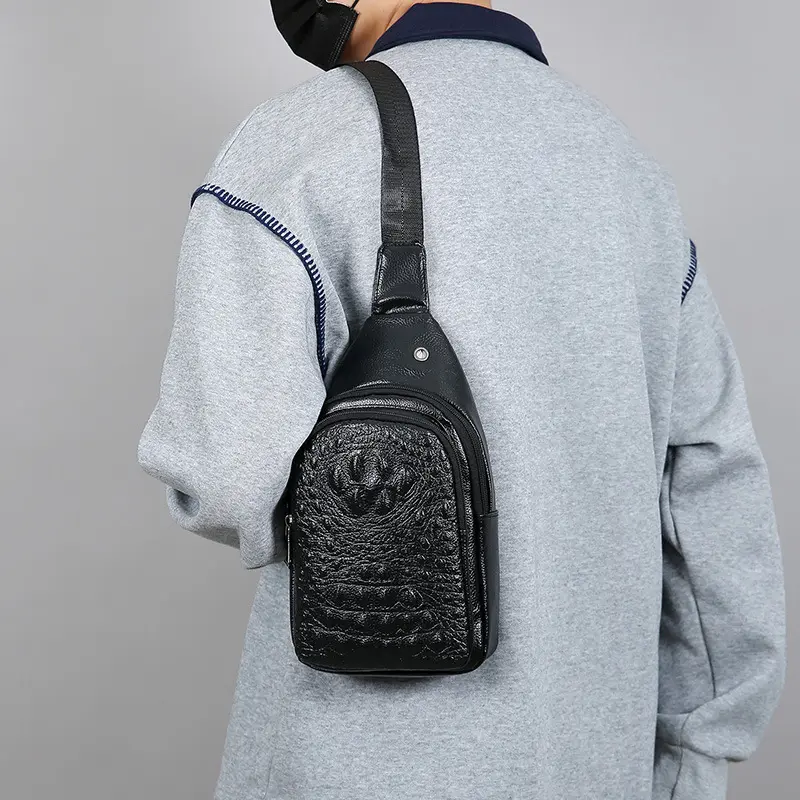 New Mens Fashionable Chest Bag Business Commute