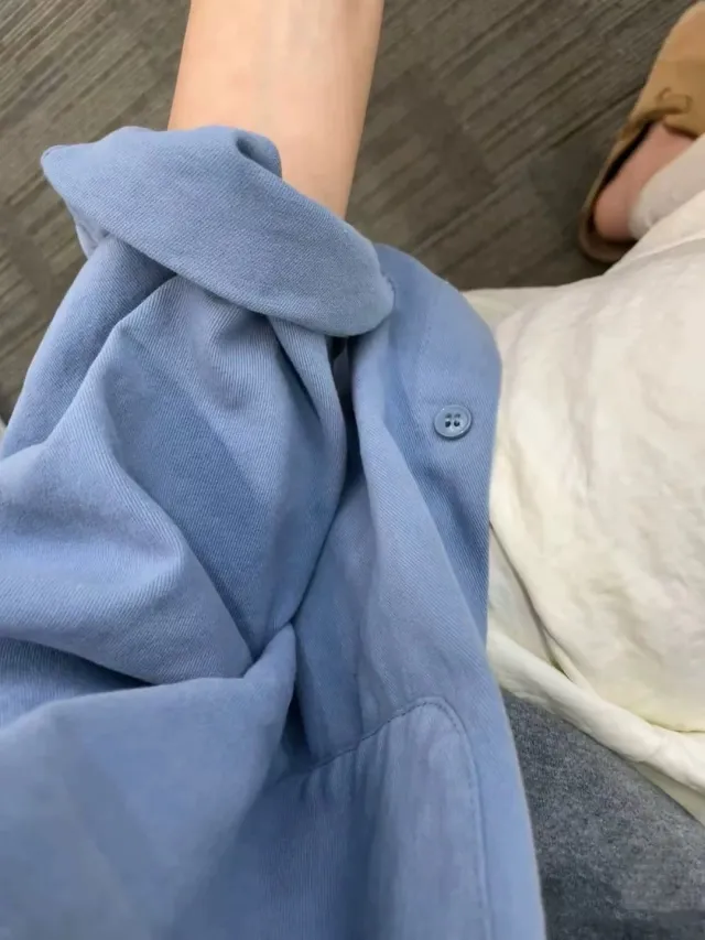 Sleek Relaxed fit Top With A Premium Feel Blue - Shop at LoveMi
