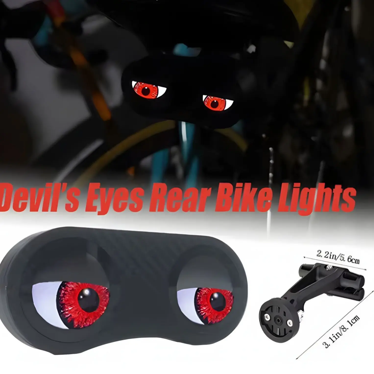 App Control Devil Eye Light Bicycle Motorcycle